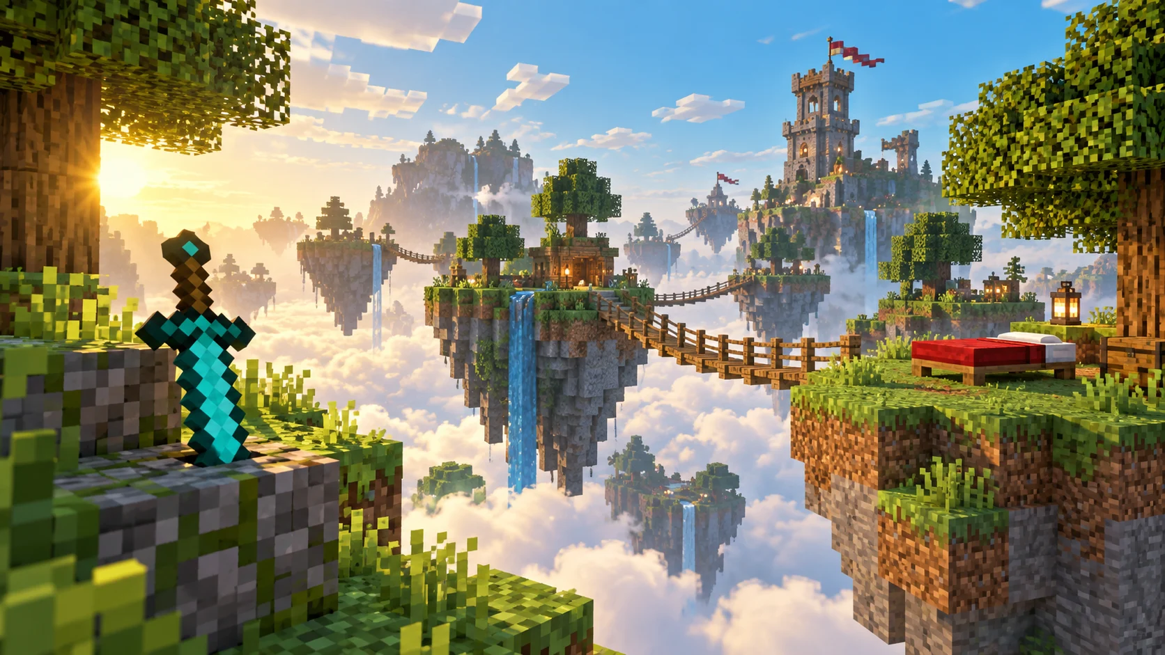 BedWars Minecraft dunyosi
